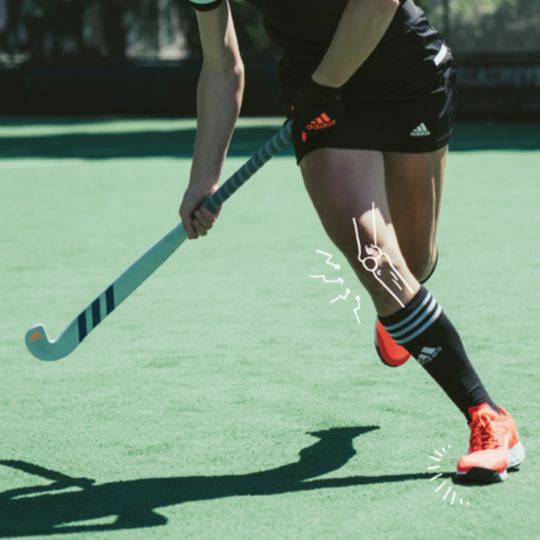 Hockey: Was tun bei Schmerzen im Knie?
