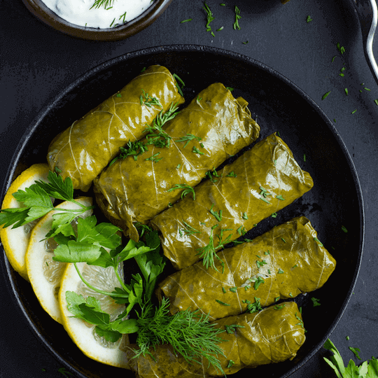 Rezept: Gefüllte Weinblätter bei Arthrose