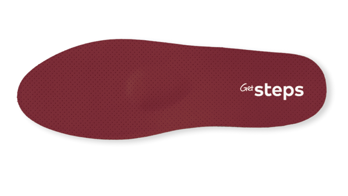GetSteps - insole top Burgunder