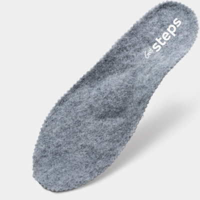 Get steps - Deine Einlagen – jetzt mit der Wärme der Wolle