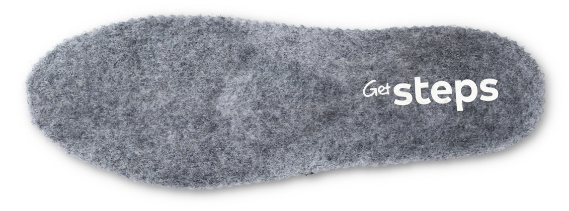 GetSteps - insole top Wolle