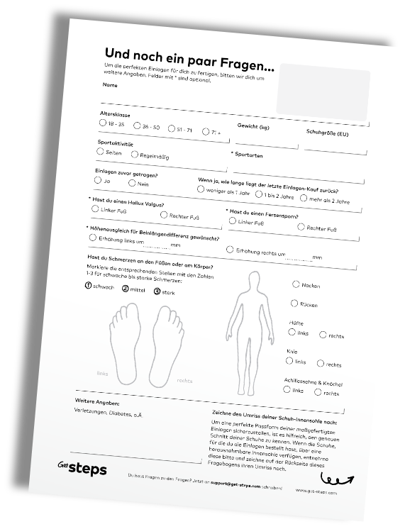 getsteps - Foot analysis